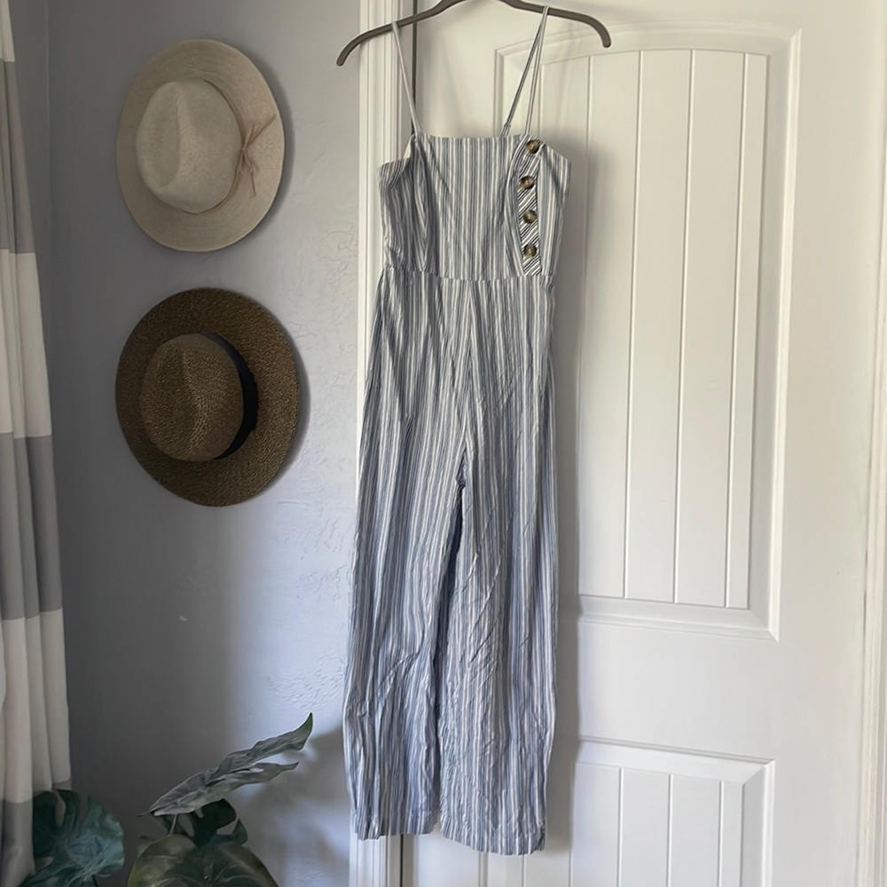 Striped jumpsuit